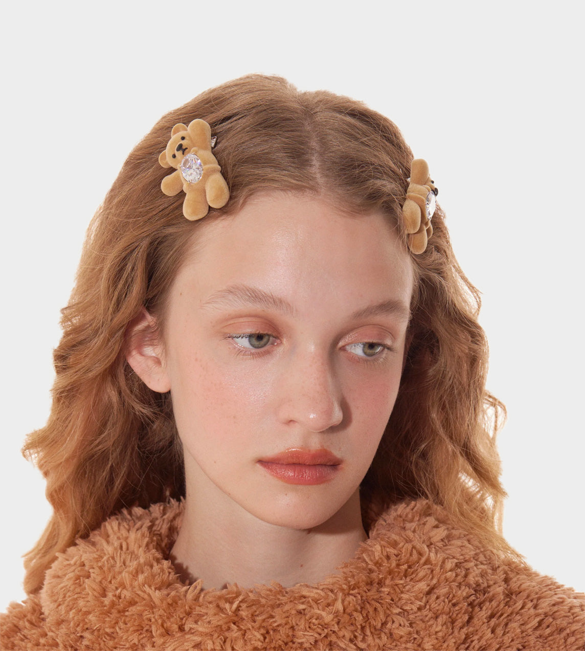 Greeting Bear Hair Clip (Left)