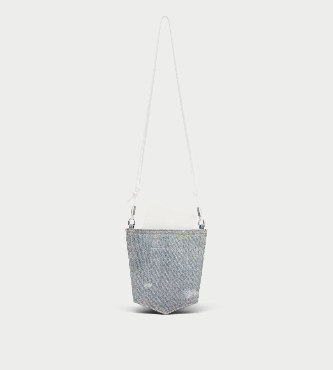 MM6 MAISON MARGIELA - Denim-effect Coated Shoulder Bag