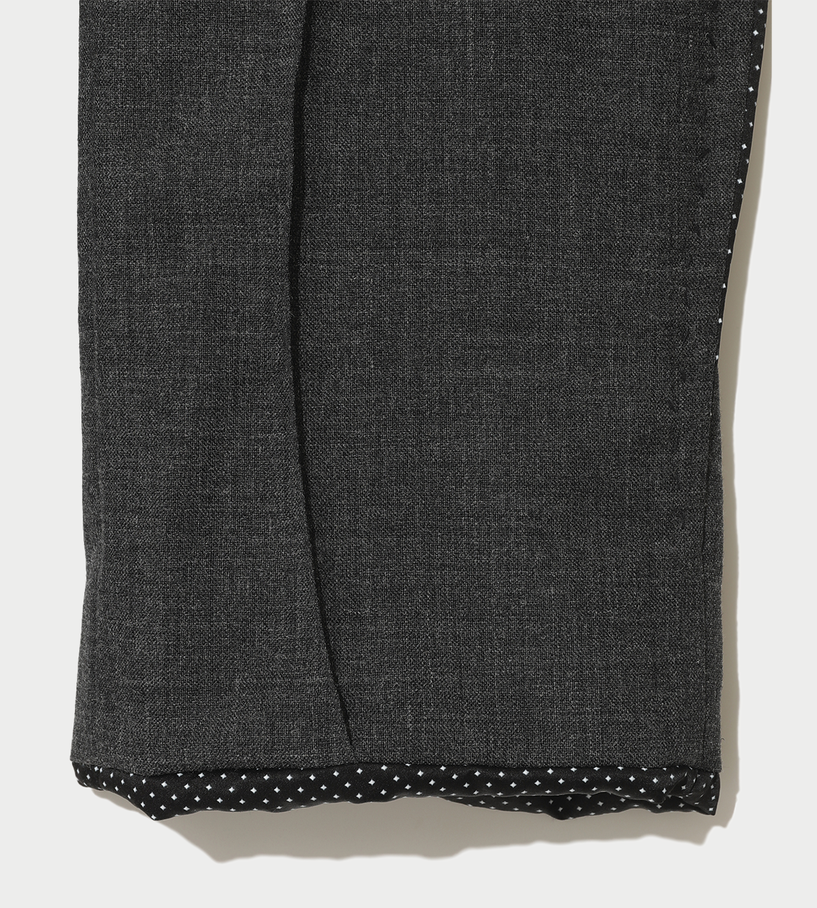 Wool Tailored Trousers Charcoal