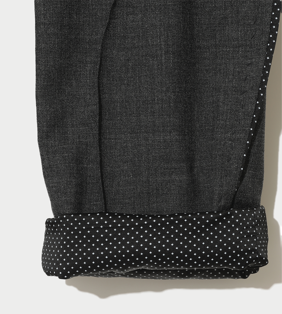 Wool Tailored Trousers Charcoal