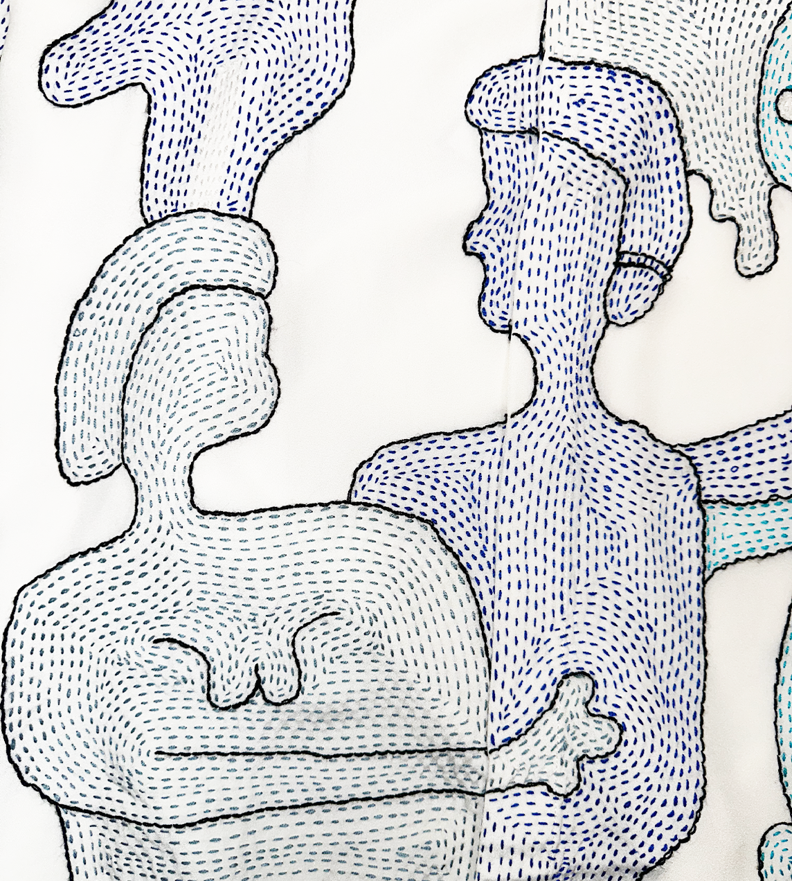 GLASS CYPRESS - LS Figure Shirt White