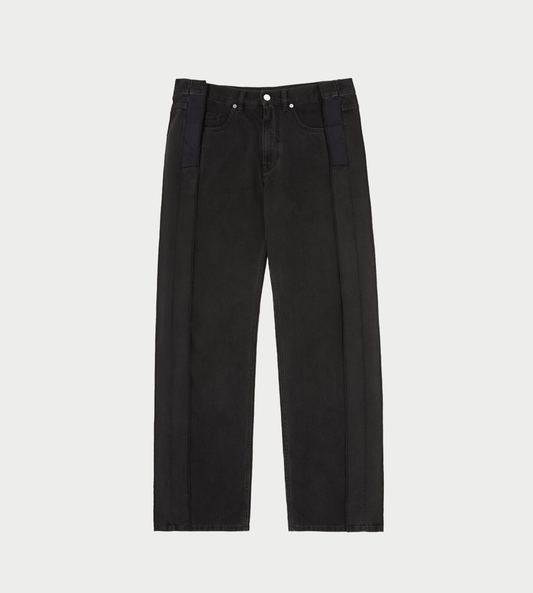 Straight-leg 5 Pocket Jean Blk