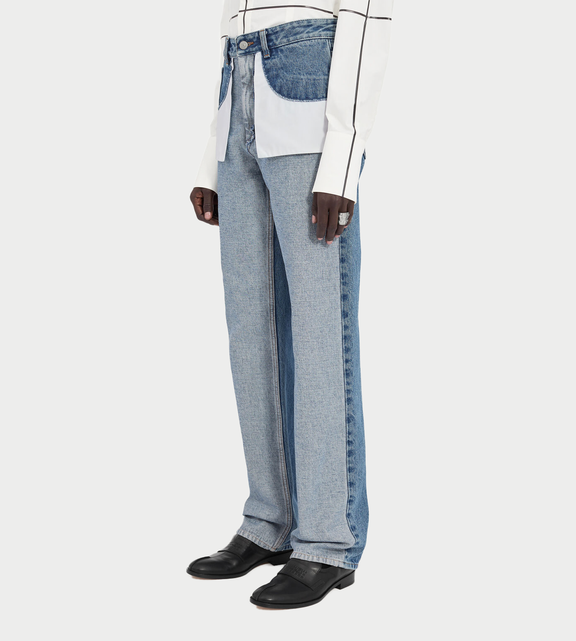MM6 MAISON MARGIELA - Inside-out Jeans Blue
