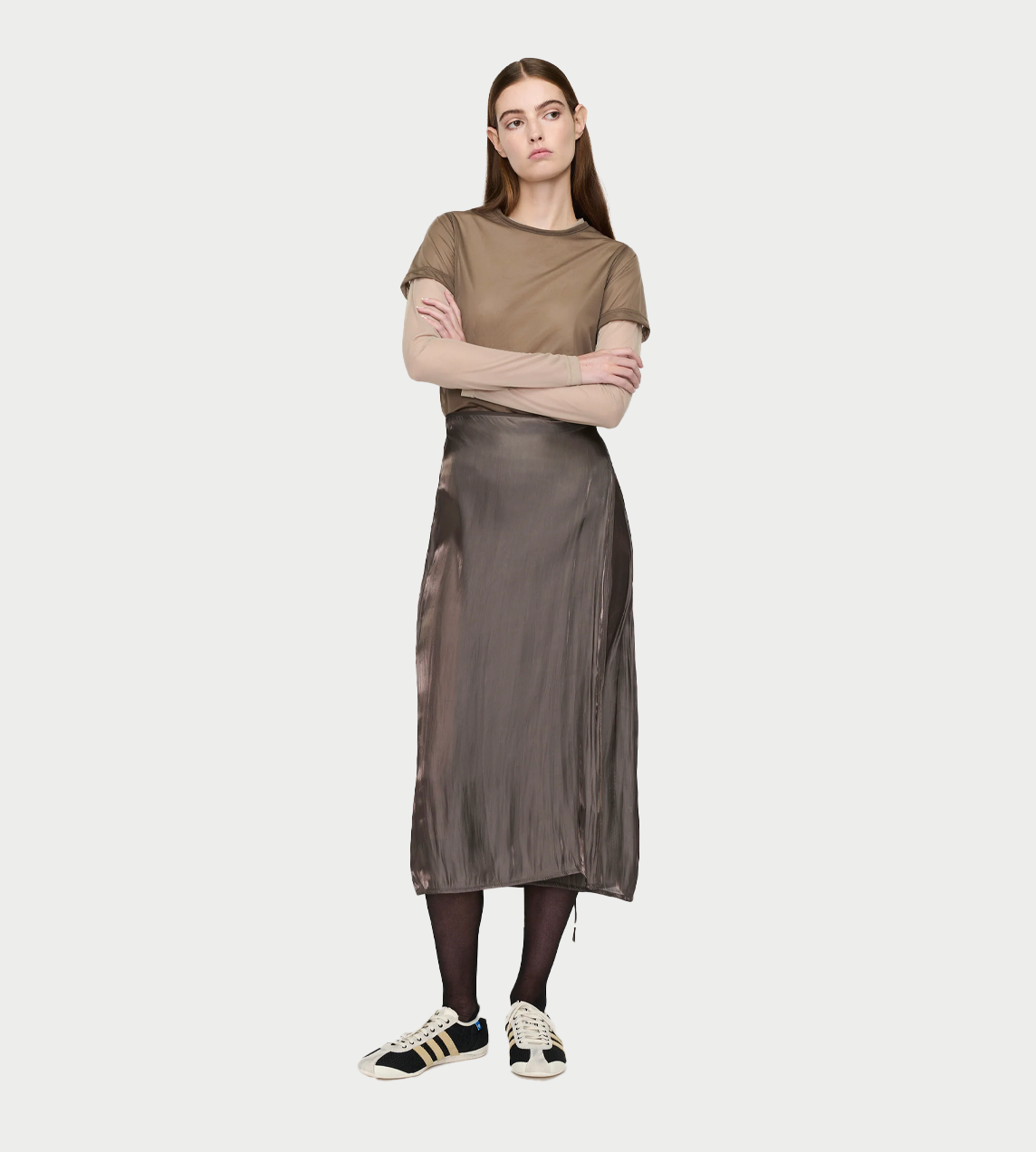 Wrap Skirt Charcoal