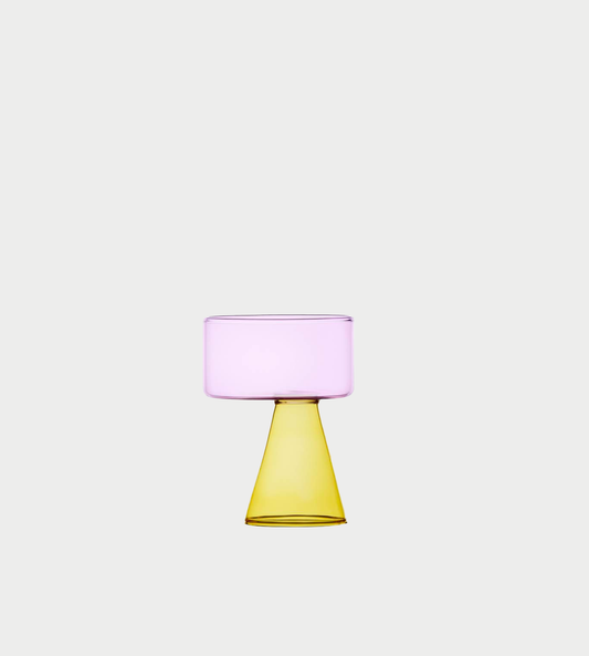 ICHENDORF - Glass Yellow-Pink