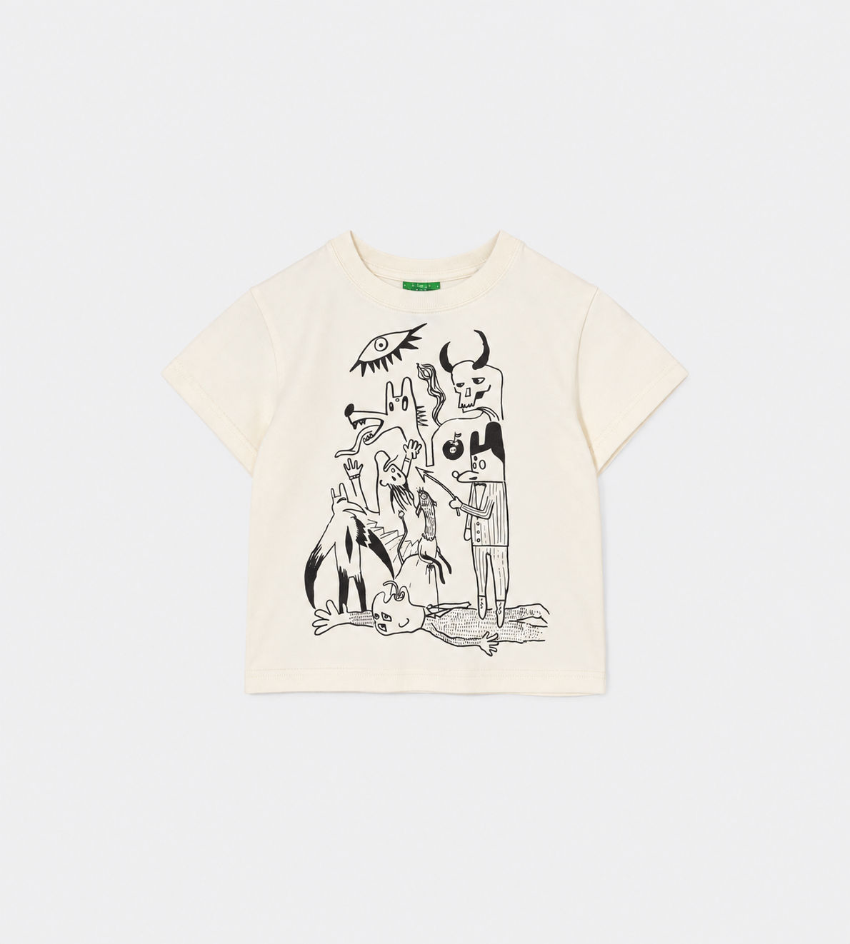 UNDERCOVER - Kids Character Graphic T-Shirt Ivory