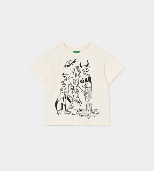 UNDERCOVER - Kids Character Graphic T-Shirt Ivory