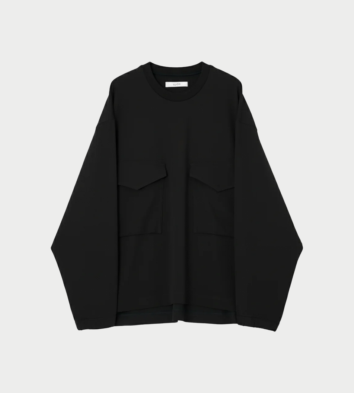 UJOH - Pocket Long Sleeve Pullover Blk