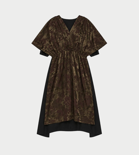 MM6 MAISON MARGIELA - Jacquard Midi Dress Green
