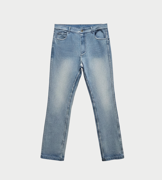 Sagittaire A - Rubber Finish Coated Denim Blue