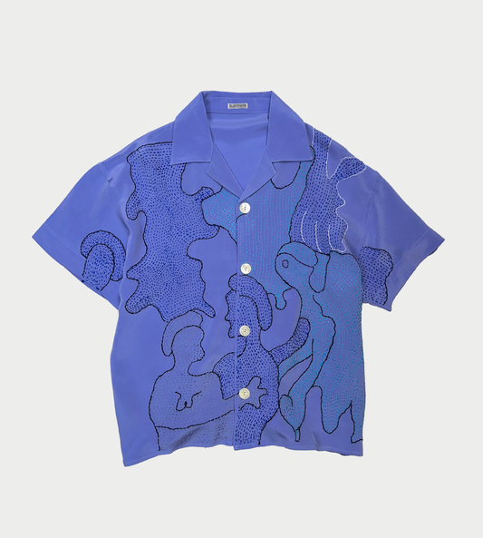 GLASS CYPRESS - SS Figure Shirt Lavender