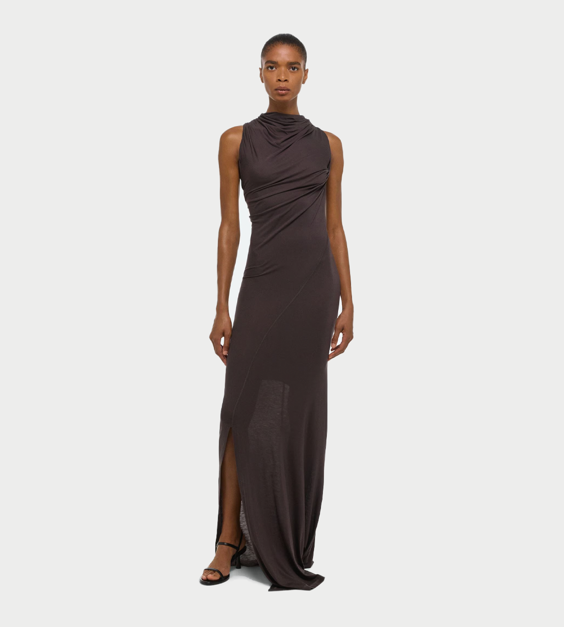 HELMUT LANG - Sleeveless Wind Maxi Dress Dr. Roast
