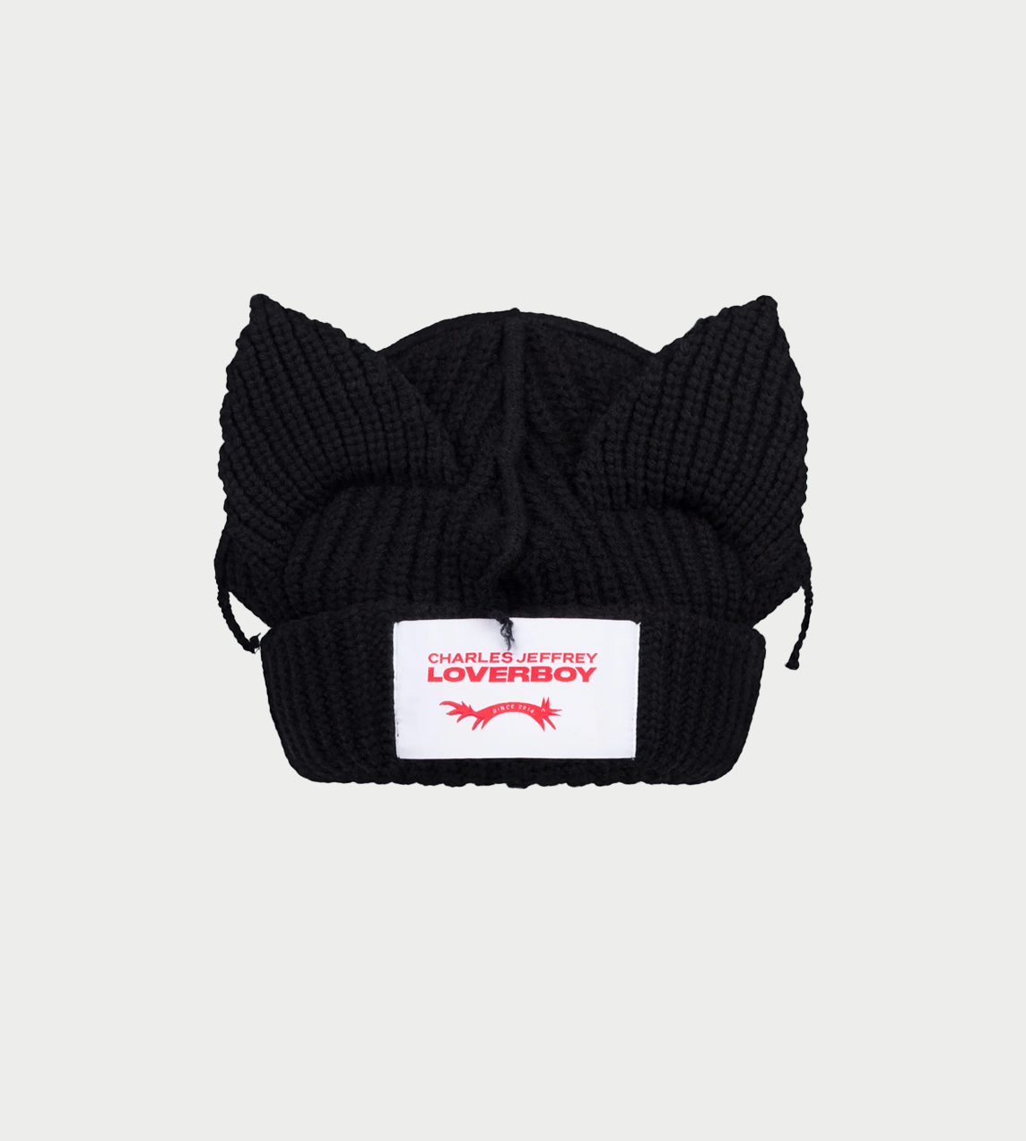 Chunky Ears Beanie Blk