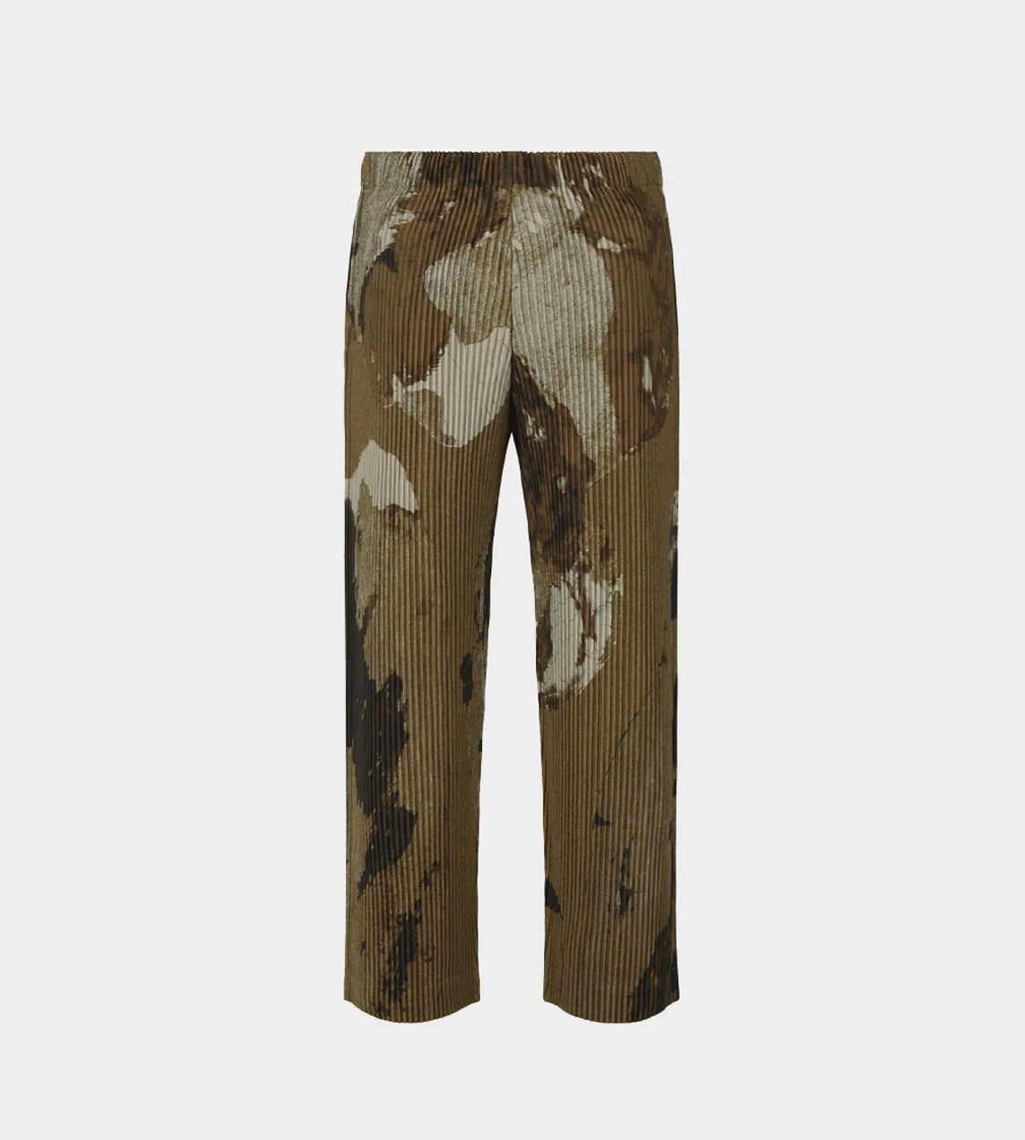 HOMME PLISSE ISSEY MIYAKE - Painted Stone Trousers Brown
