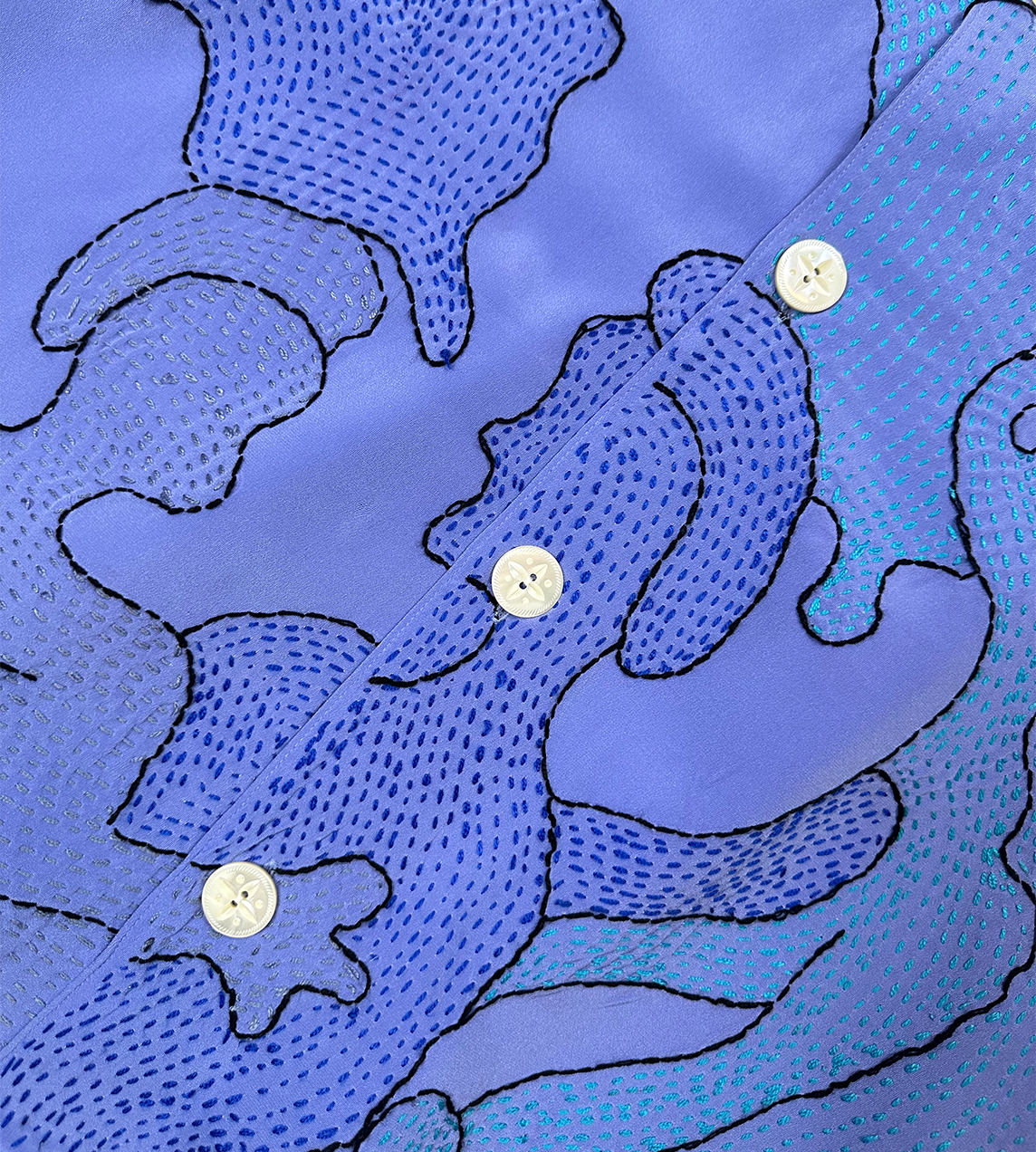 GLASS CYPRESS - SS Figure Shirt Lavender