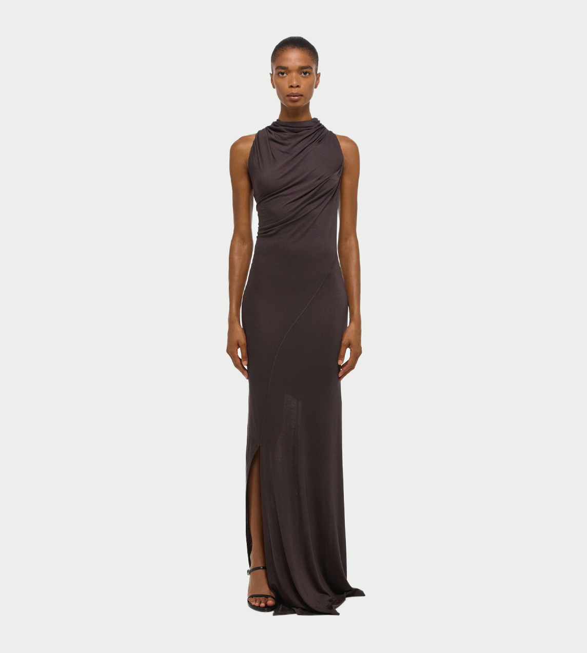 HELMUT LANG - Sleeveless Wind Maxi Dress Dr. Roast