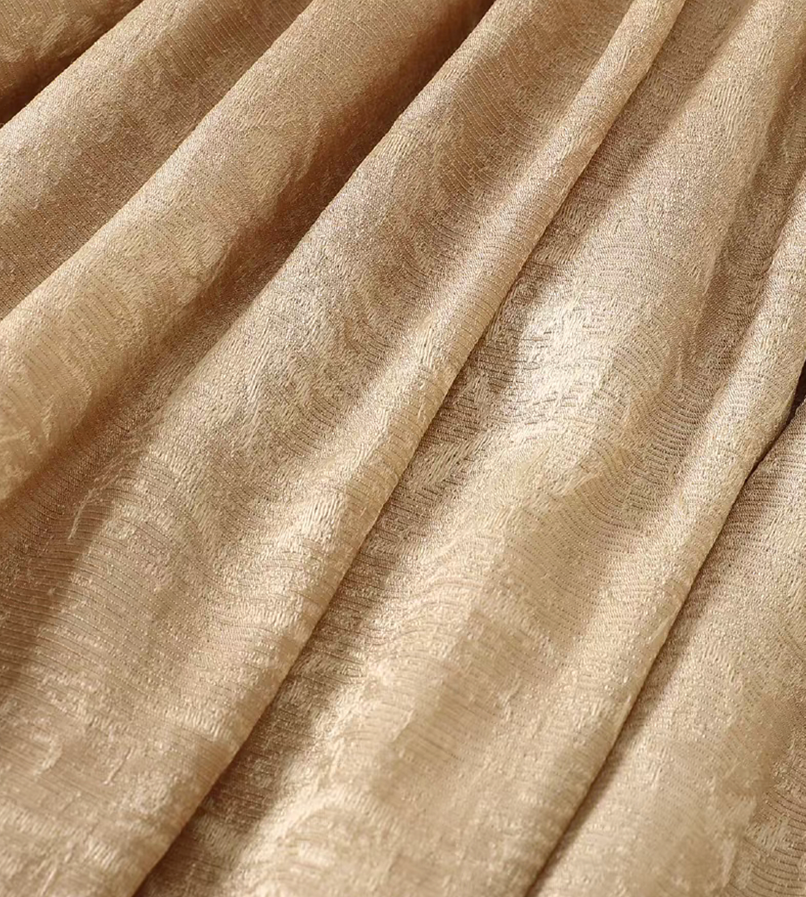 Jacquard Scarf Sleeveless Top Champagne