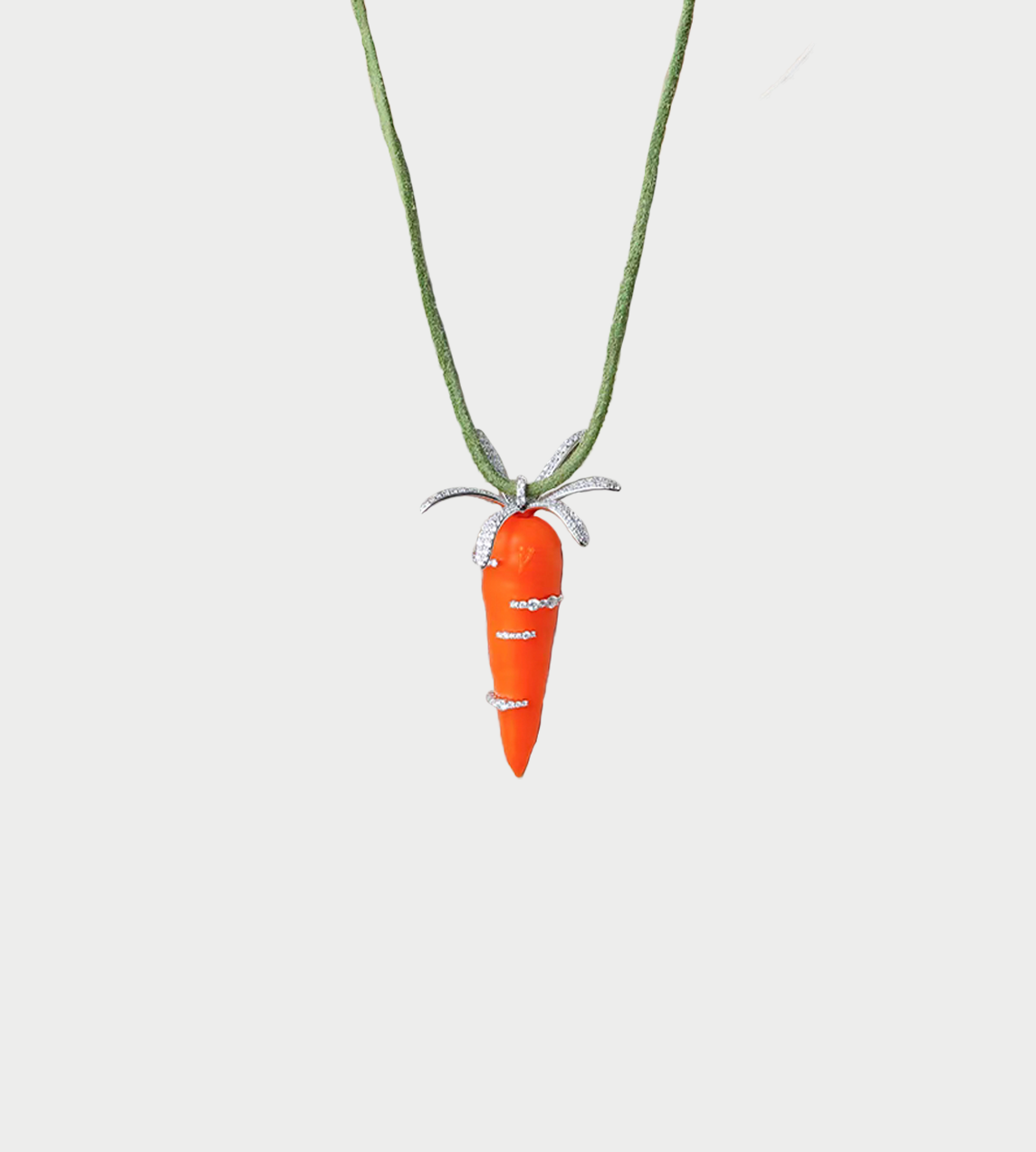 YVMIN - Carrot Zircon Necklace