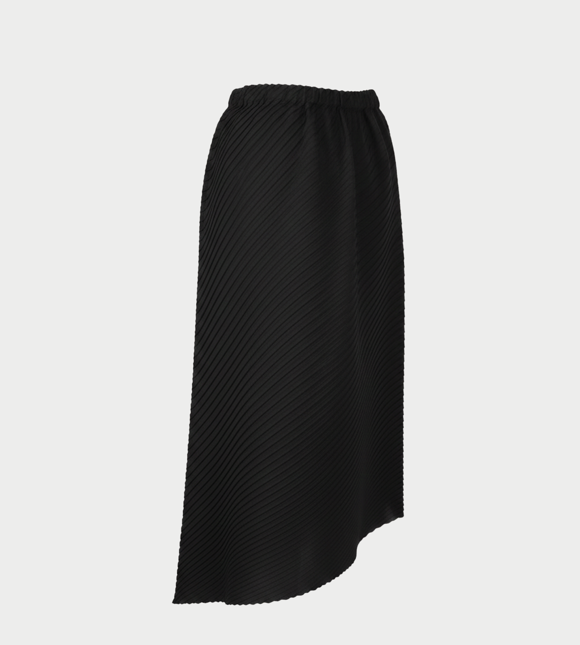 ISSEY MIYAKE - Plaster Pleats Solid Skirt Blk