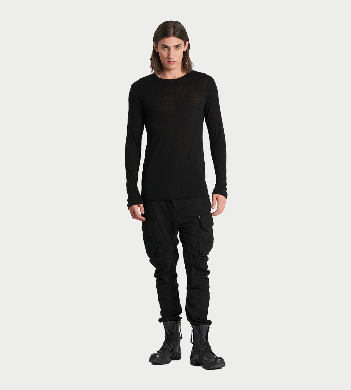 MASNADA - Long Sleeve Pullover Blk