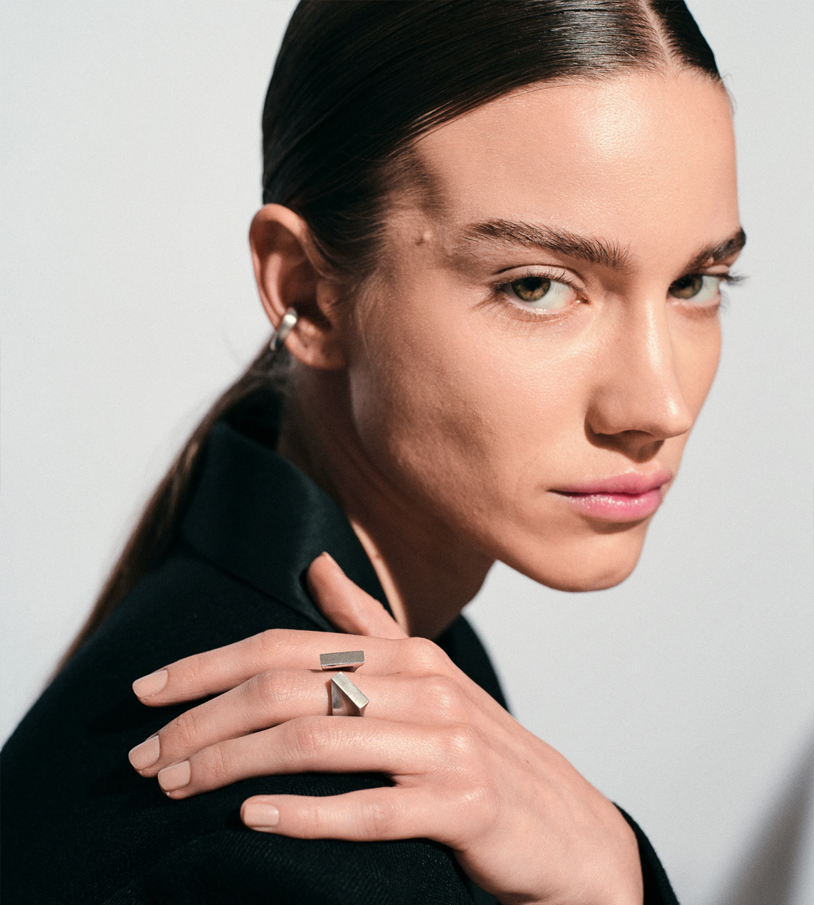 Tilt Ring Silver
