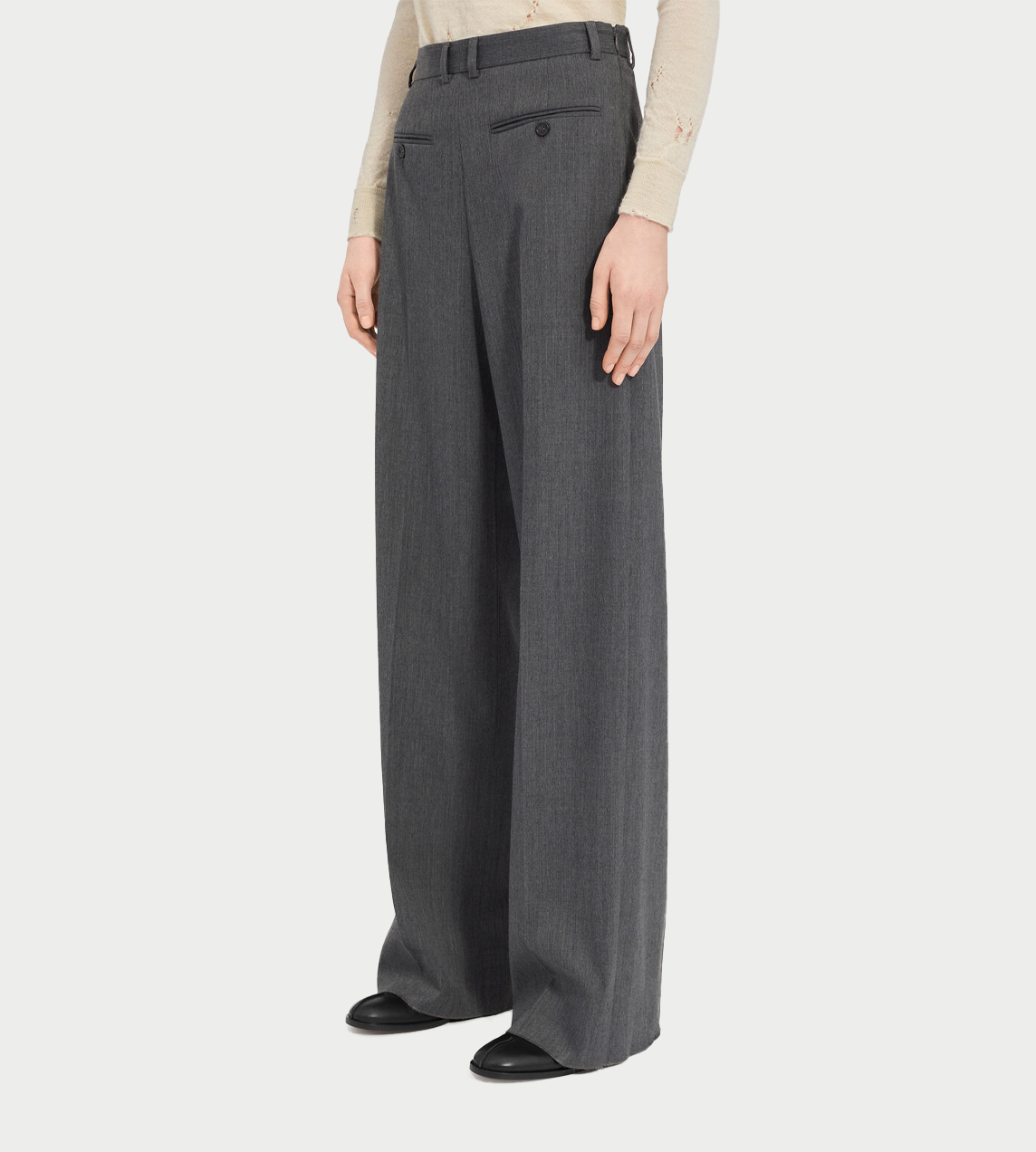 Back-to-front Trousers Dk Grey