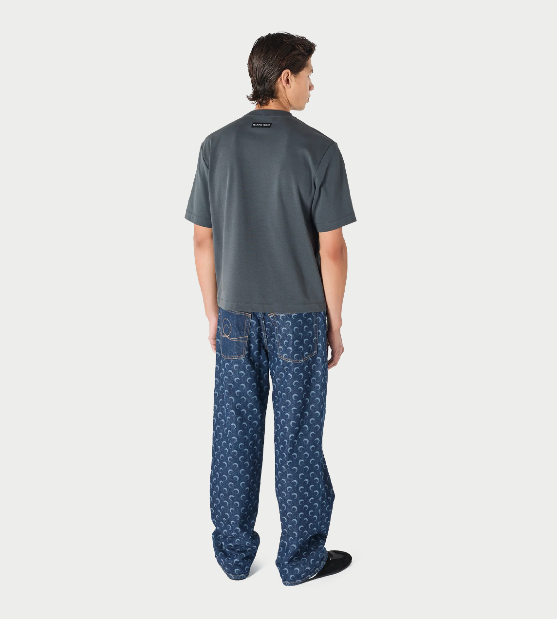 Scout Patches Crewneck T-Shirt Blue
