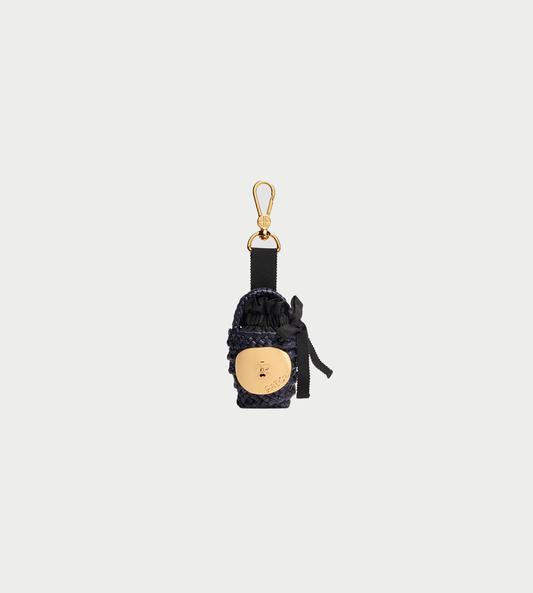 PATOU - Raffia Bag Charm Navy