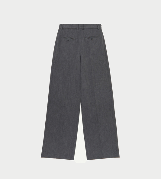 MM6 MAISON MARGIELA - Back-to-front Trousers Dk Grey