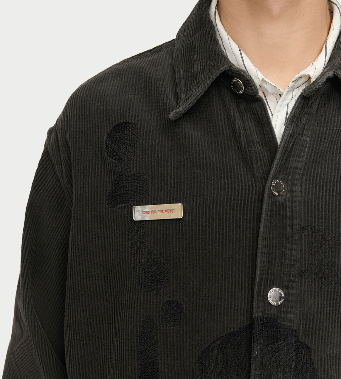 SONG FOR THE MUTE - "Yawning Kid" Shirt Jacket Petrol Fade Out