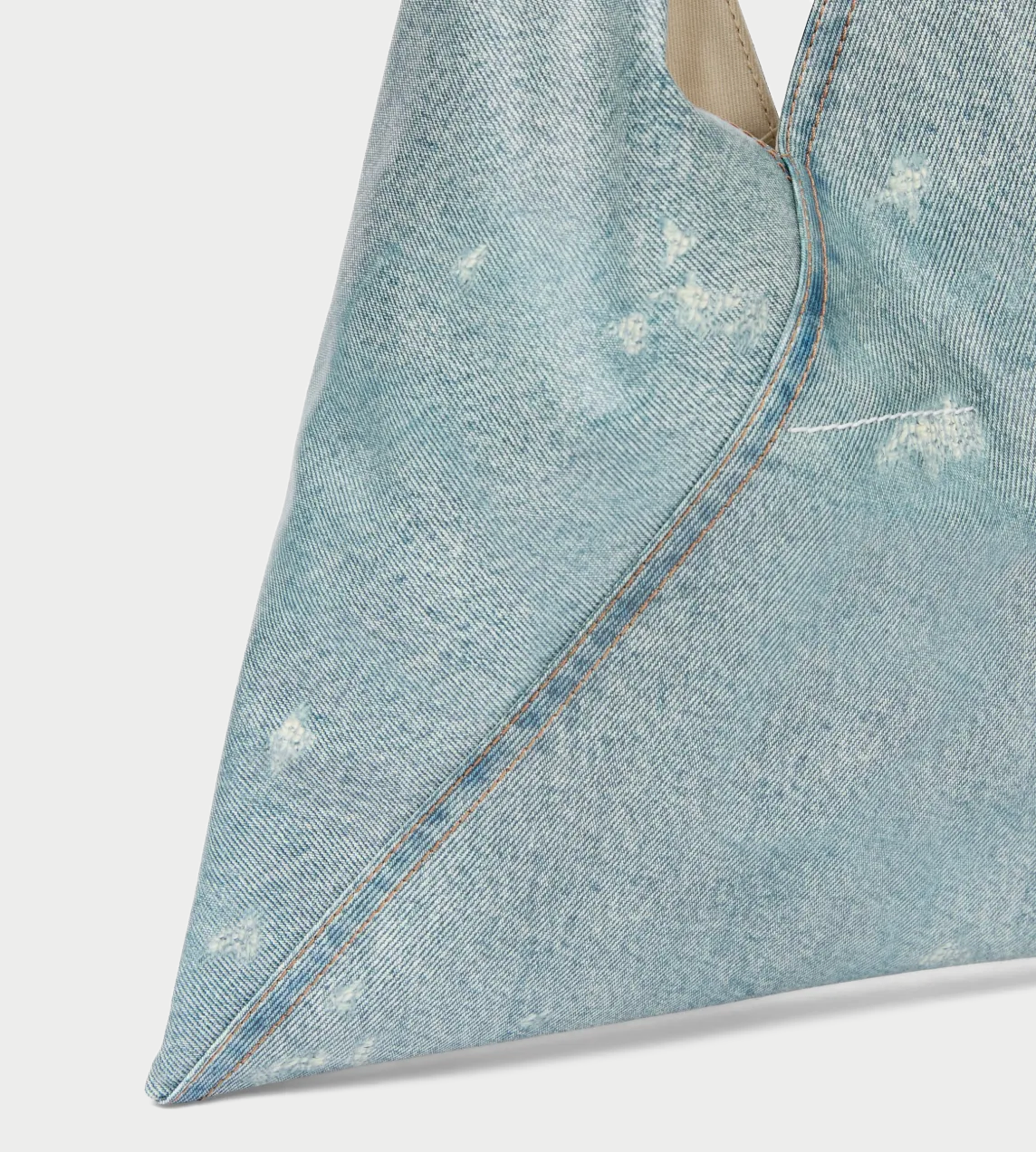 MM6 MAISON MARGIELA - Denim-effect Coated Japanese Handbag