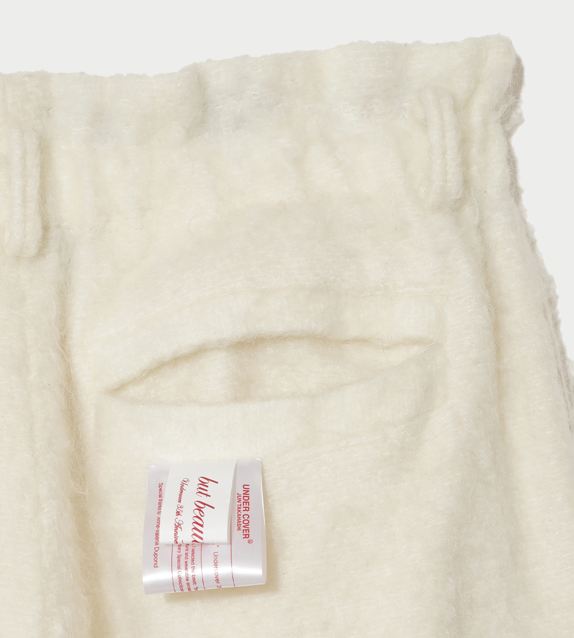 Wool Easy Pants White