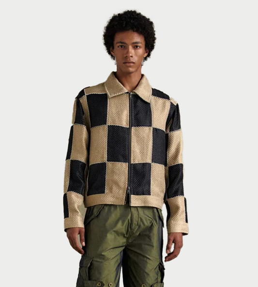 ANDERSSON BELL - Patchwork Zip-up Jacket Multi