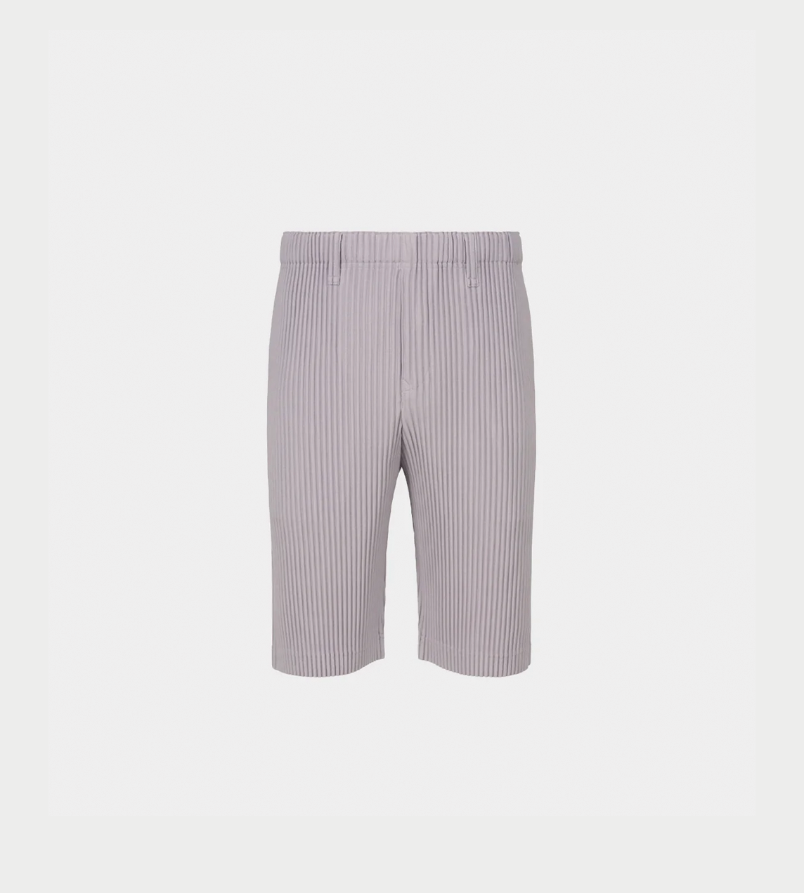 HOMME PLISSE ISSEY MIYAKE - Tailored Pleated Shorts Cloud Gray