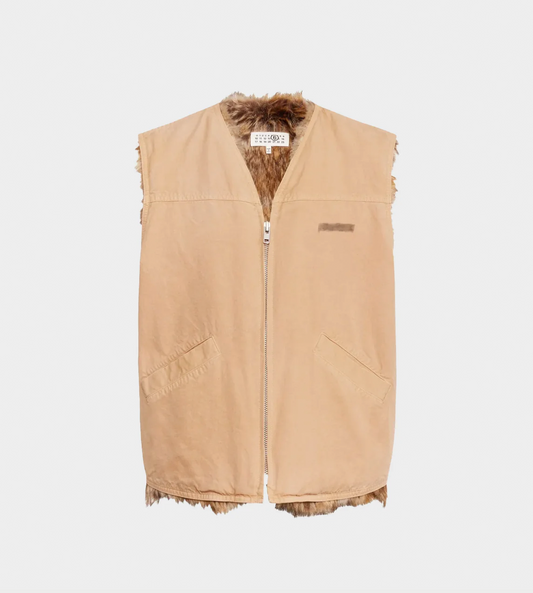 MM6 MAISON MARGIELA - Faux FUR Reversible Vest