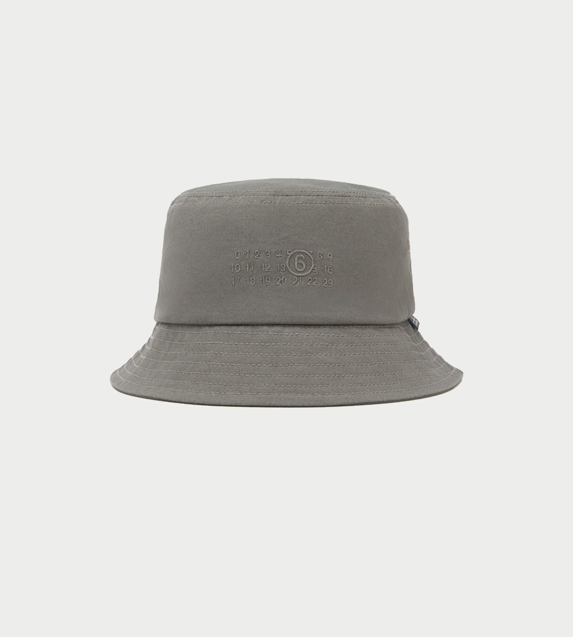 MM6 MAISON MARGIELA - Cotton Canvas Bucket Hat Grey