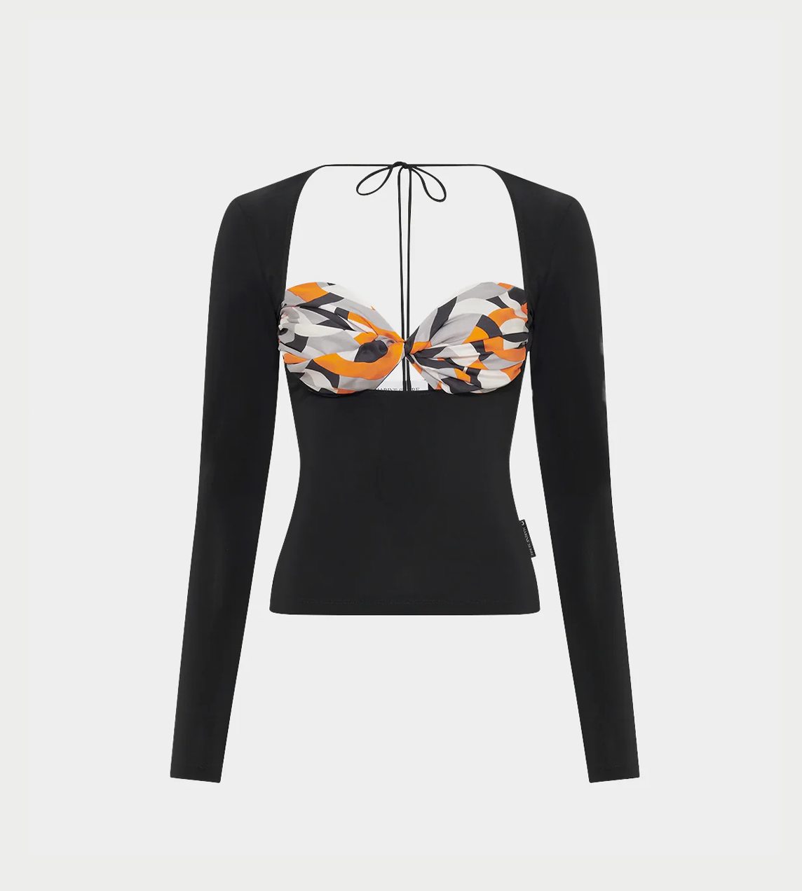 MARINE SERRE - Regenerated Silk Scarves Top Multi