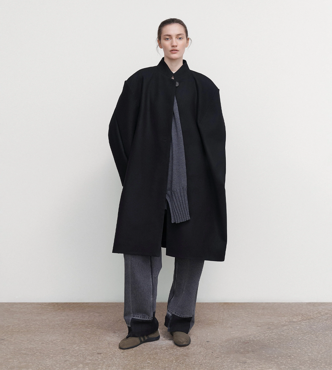 LITKOVSKA - Mid-Length Guard Coat Blk