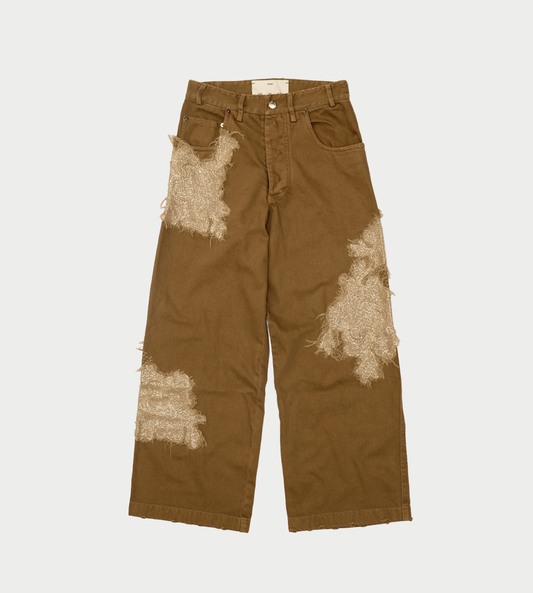 SONG FOR THE MUTE - TKL Denim Pant Khaki