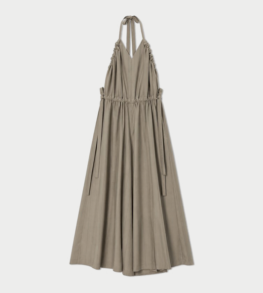 UJOH - Halter Neck Jumpsuit Ash Grey