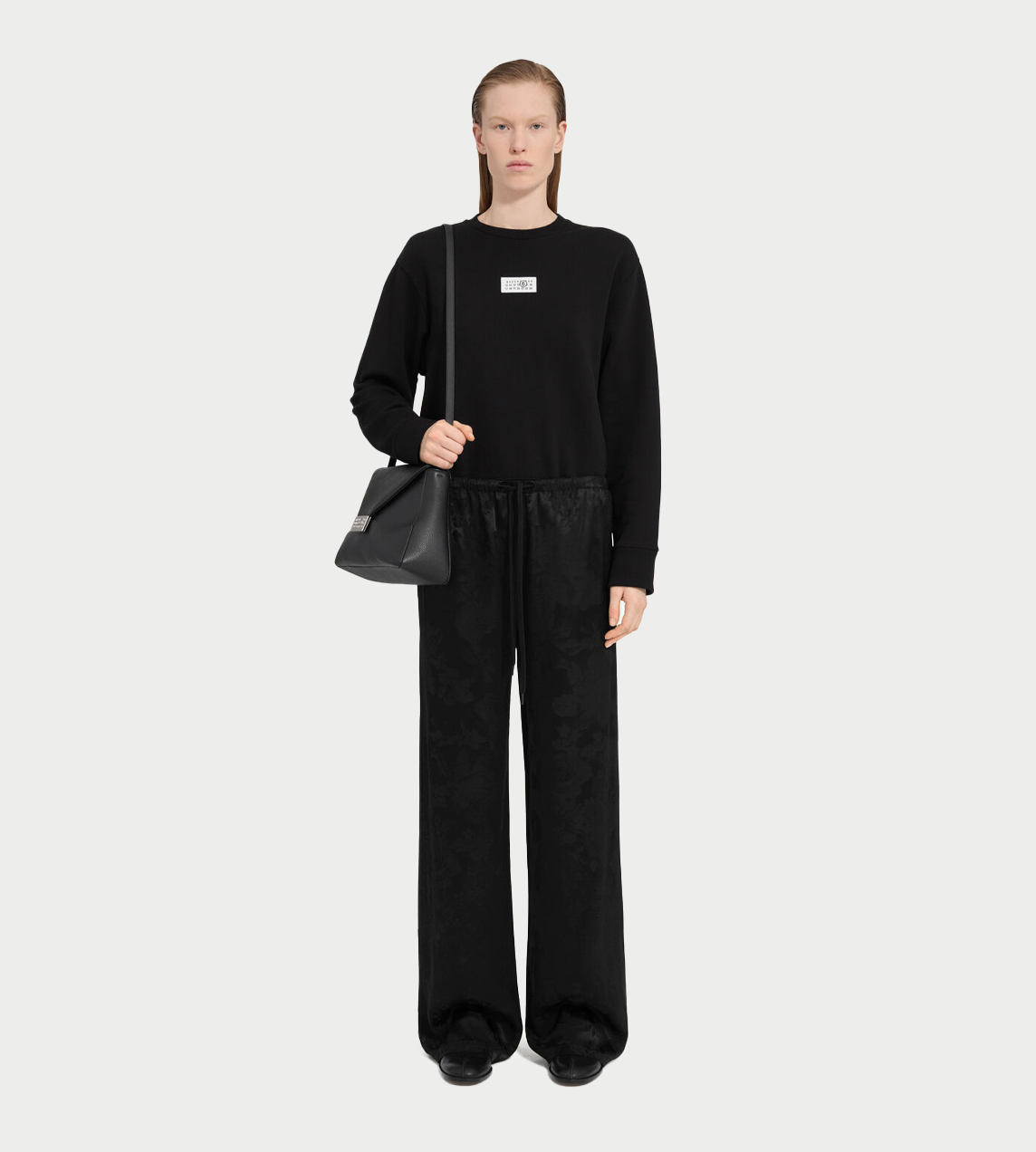MM6 MAISON MARGIELA - Jacquard Trousers Blk