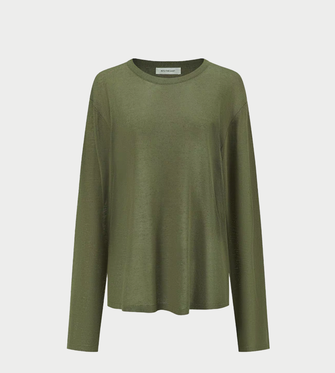INTO THE EAST - Knitted Long Sleeves Top Green