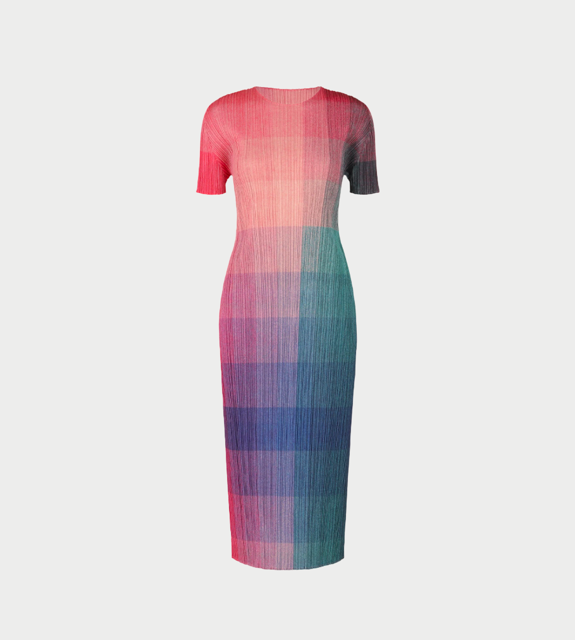 PLEATS PLEASE ISSEY MIYAKE - Photon Short Sleeve Dress Pink