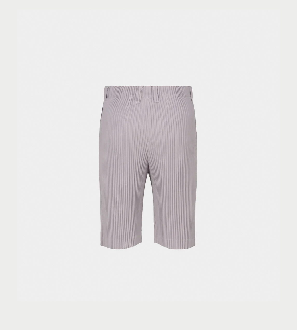 Tailored Pleated Shorts Cloud Gray