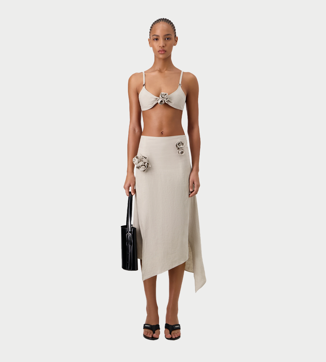 COPERNI - Flower Bikini Top Beige