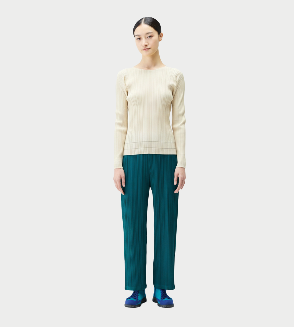 PLEATS PLEASE ISSEY MIYAKE - Soft Pleated Pullover Off White