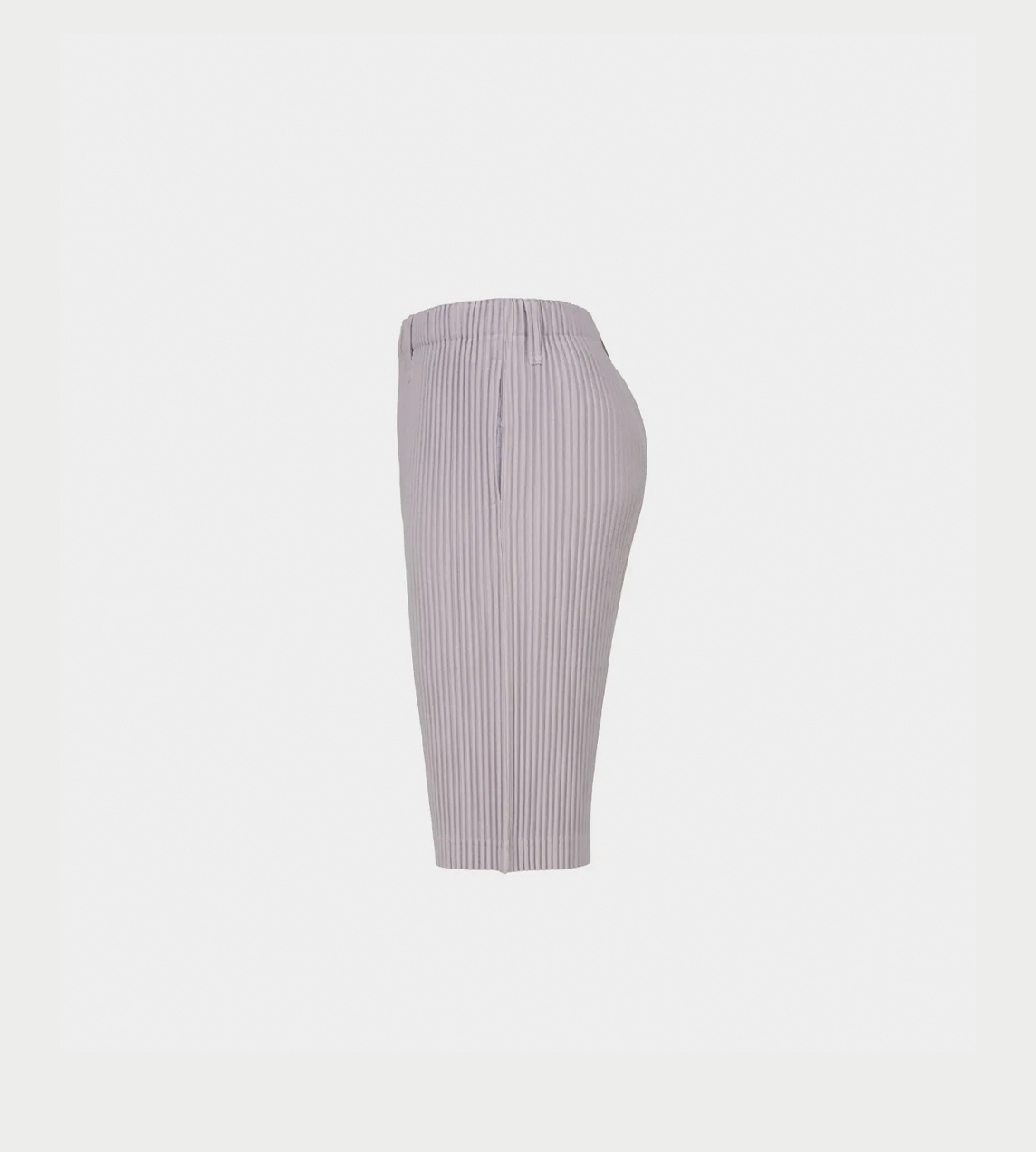 Tailored Pleated Shorts Cloud Gray