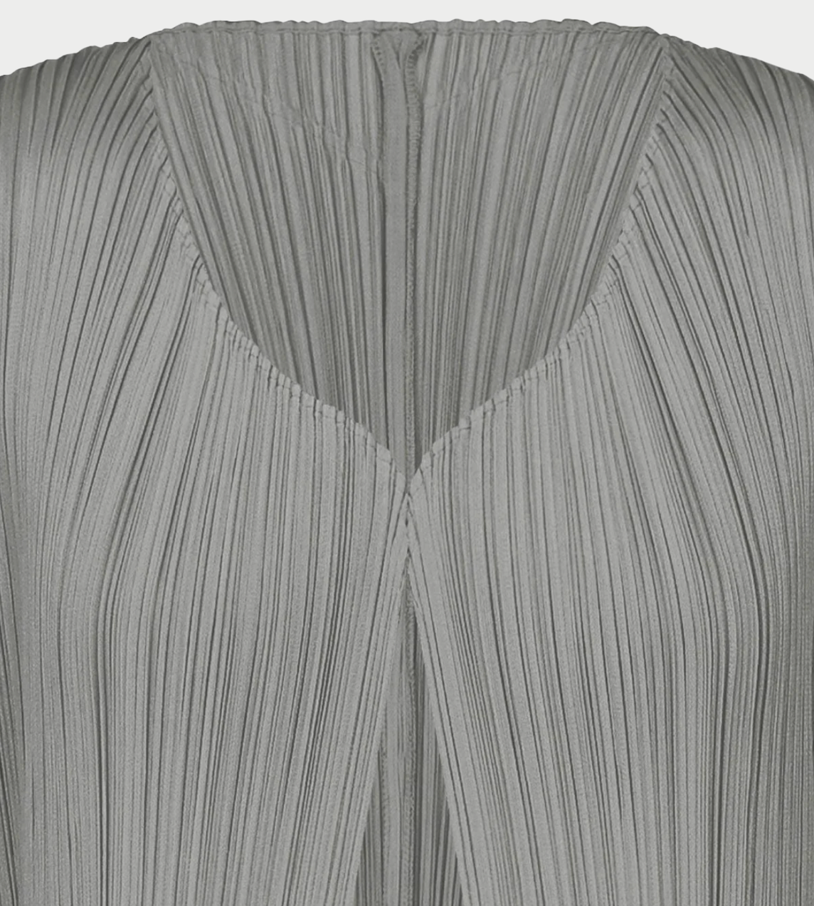 Basic Pleated Cardigan Grey