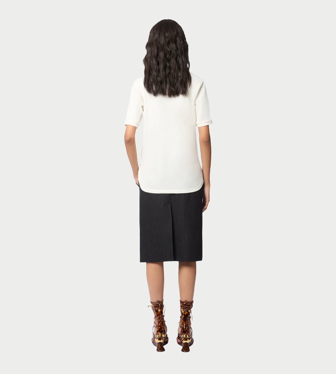 Bow-detail T-shirt White