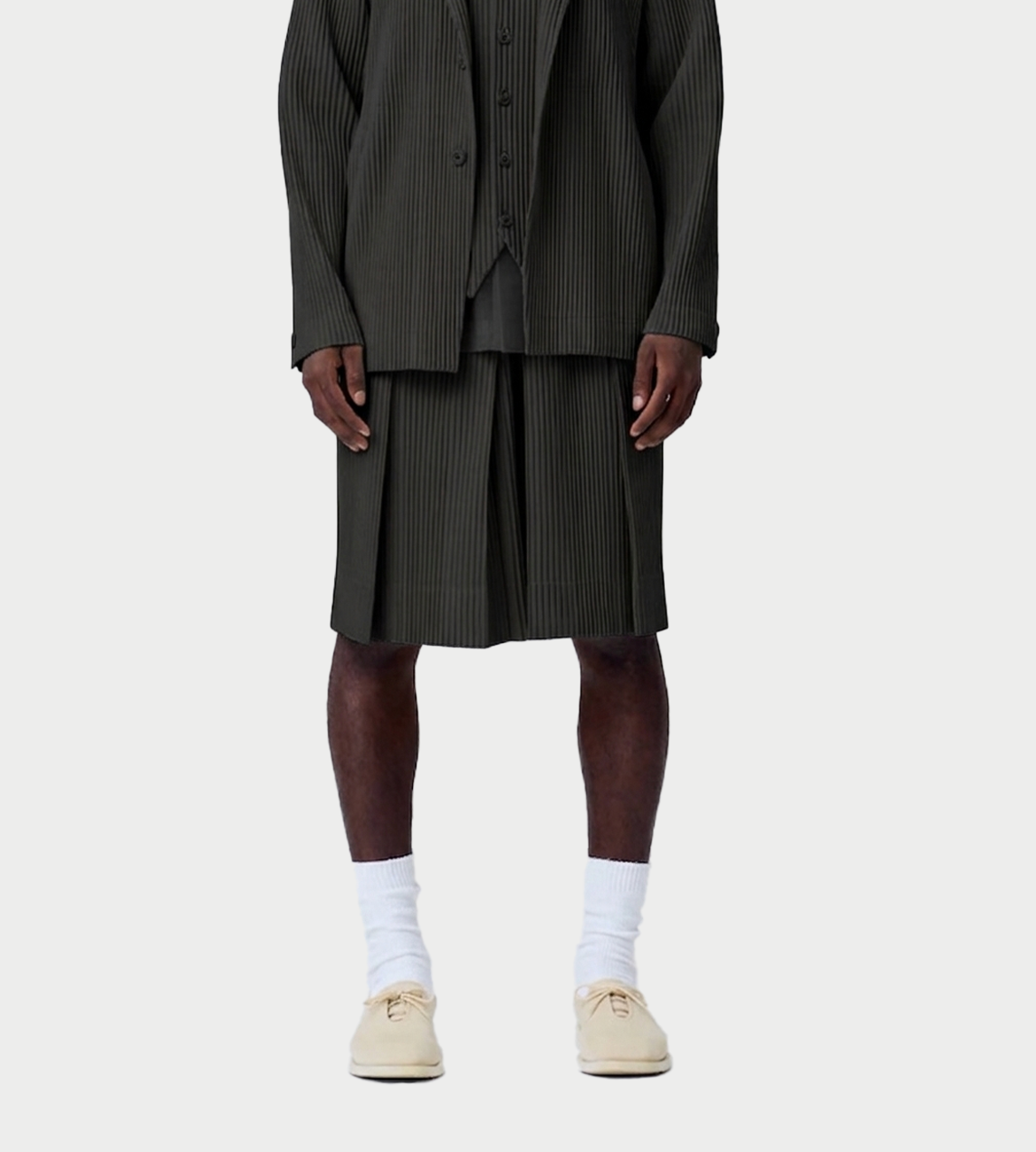 Tailored Pleats Shorts